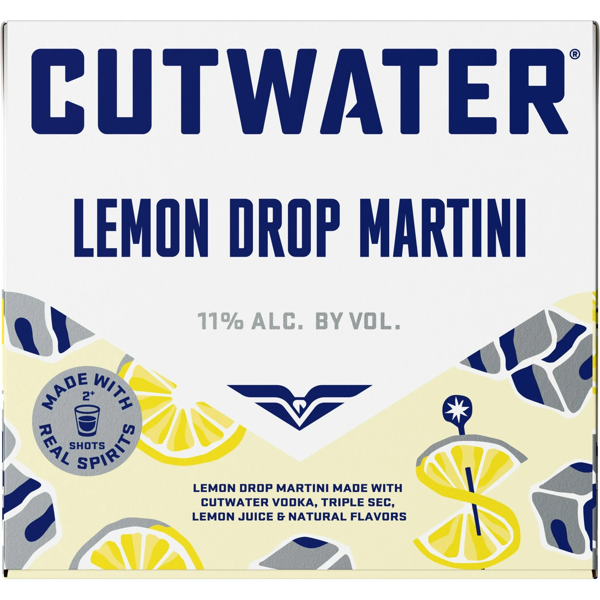 Cutwater Lemon Drop Martini 12 fl oz Aluminum Can, 11% ABV