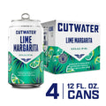 Cutwater Spirits Tequila Lime Margarita, 4 pack 12 fl. oz. Aluminum Cans, 12.5% ABV