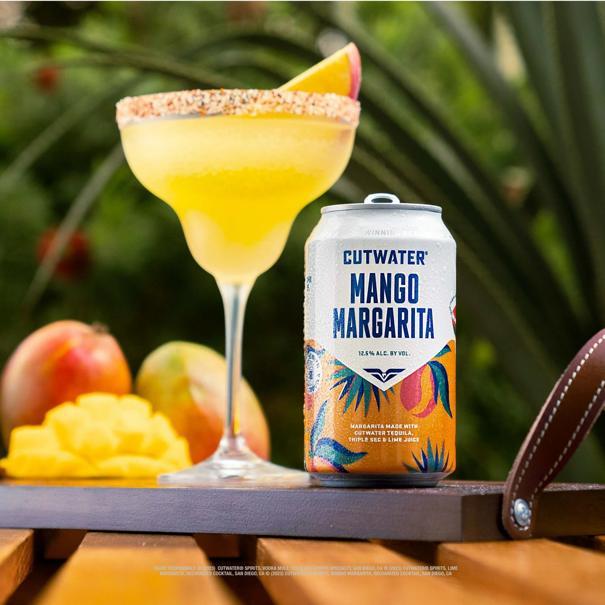 Cutwater Tequila Mango Margarita 12 fl oz Aluminum Can 12.5% ABV