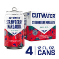 Cutwater Tequila Strawberry Margarita 4 pack 12 fl oz Aluminum Cans 12.5% ABV