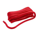 Double Braided Nylon Dock Line, Red, 3/8in x 15ft