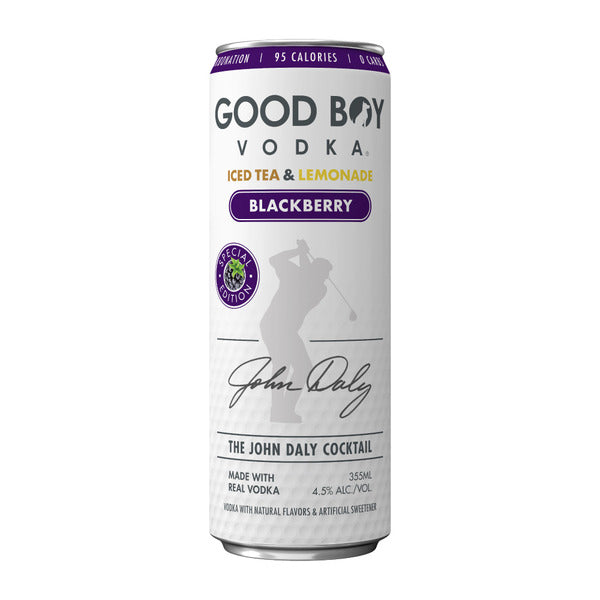 Good Boy Blackberry Iced Tea Lemonade Vodka Cocktail 19oz