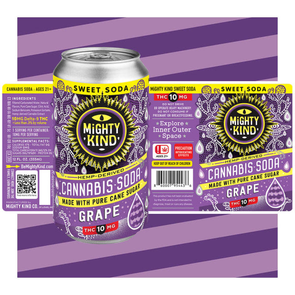 Grape Sweet Soda THC 10mg