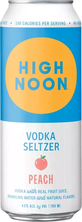 High Noon Peach Vodka Hard Seltzer 24oz