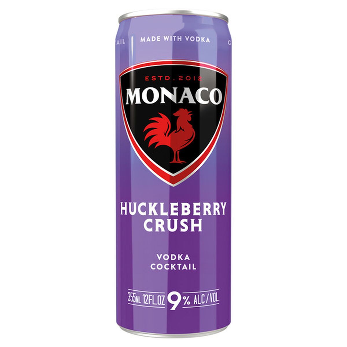Monaco Huckleberry Crush Cocktail 12fl oz can