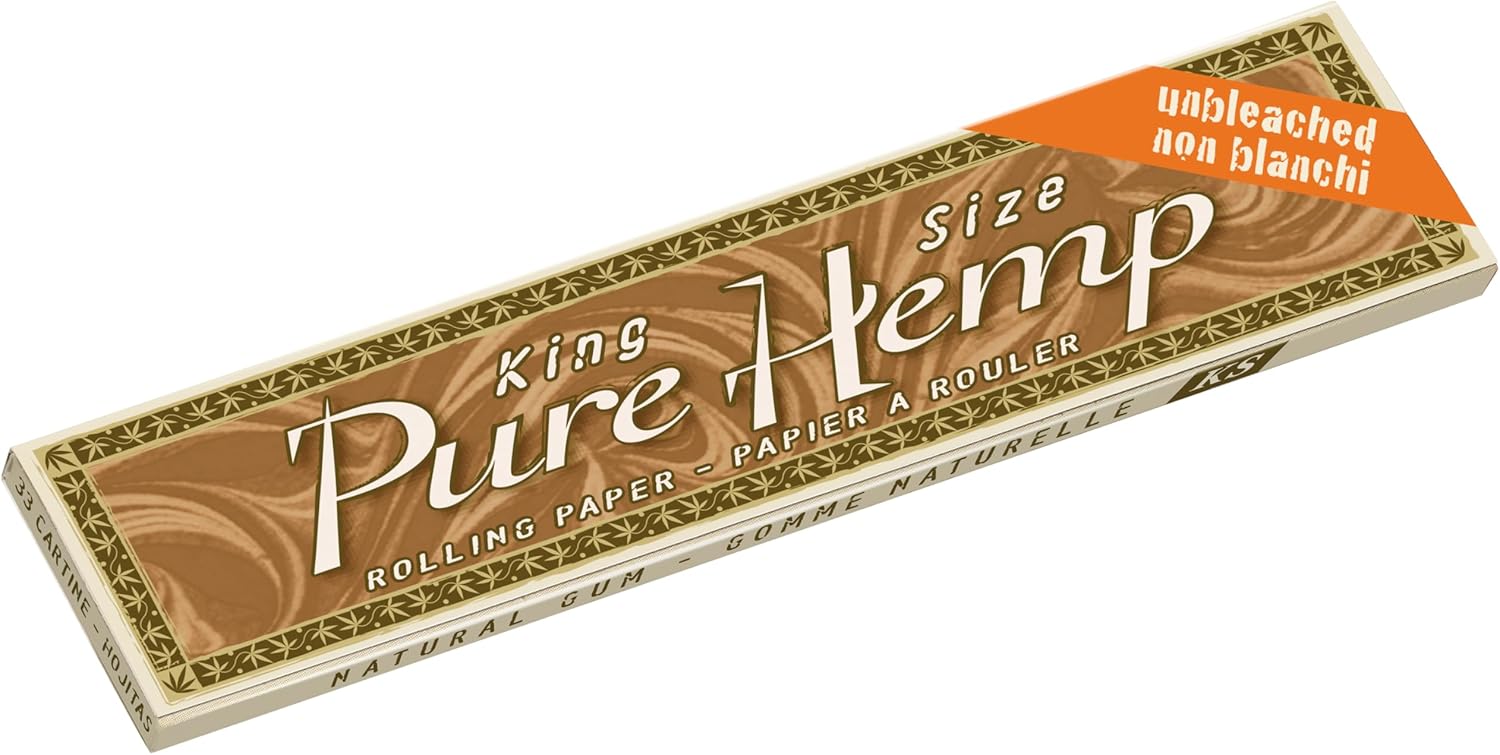 Pure Hemp Unbleached King Size Rolling Papers