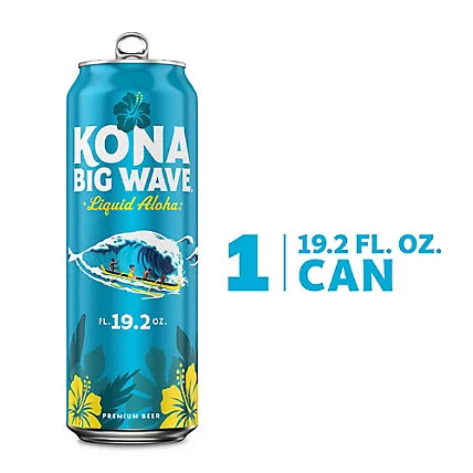 Kona Big Wave Beer 16oz Single Can