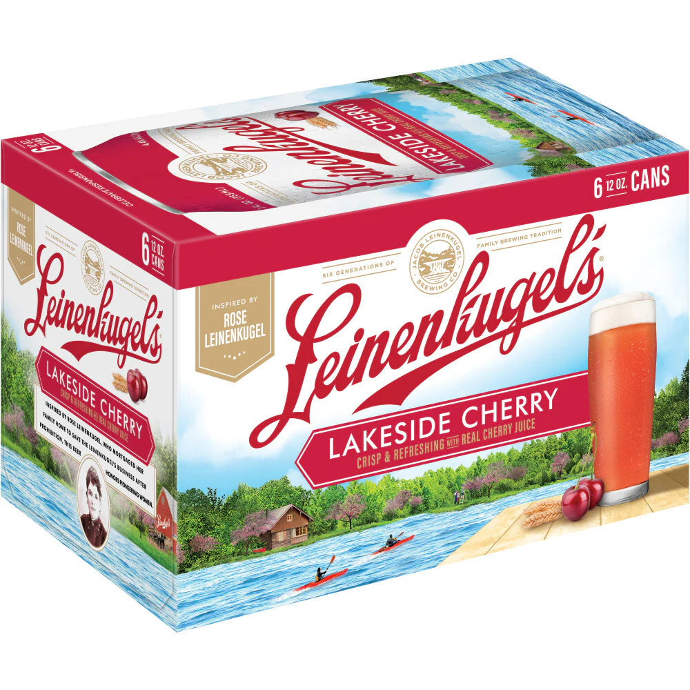 Leinenkugel's Lakeside Cherry Lager Craft Beer - 6pk/12 fl oz Cans