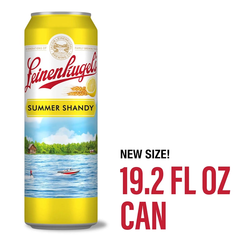 Leinenkugel's Summer Shandy Craft Beer, 1, 19.2-oz beer cans, 4.2% ABV