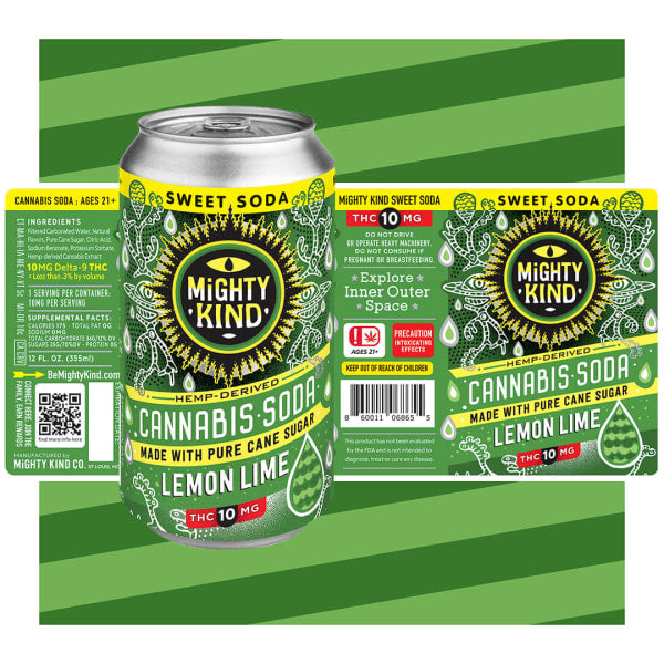 Lemon Lime Sweet Soda THC 10mg