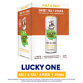 Lucky One Sweet Tea Vodka Half & Half, 4 Pack 12 fl oz Cans, 4.5% ABV