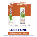 Lucky One Original Sweet Tea and Vodka, 4 pack, 12 fl oz Cans, 4.5% ABV