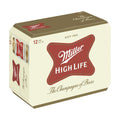 Miller High Life American Lager Beer, 12 fl oz cans, 12 pk