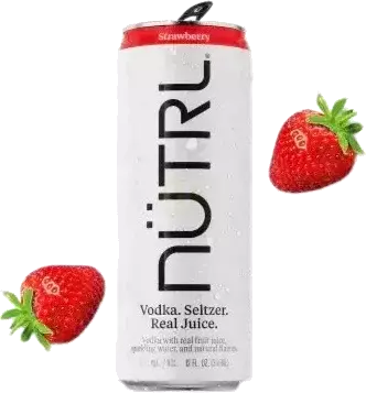 Nutrl Strawberry Seltzer - 24oz