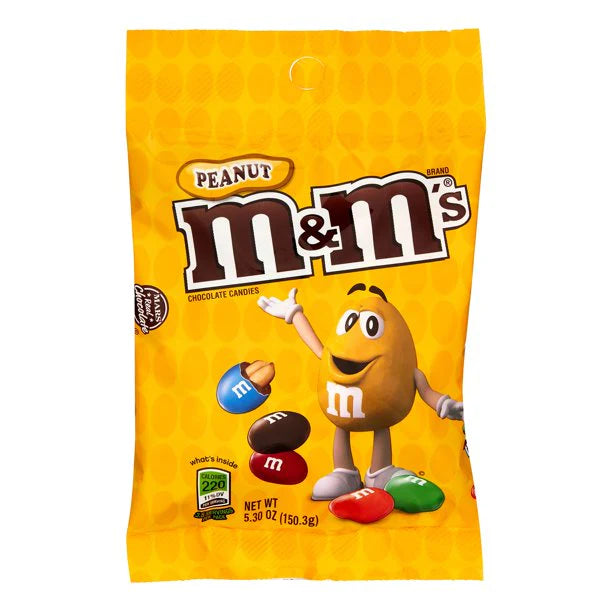 M&M Peanuts - 5.3 oz - Bag