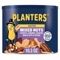 PLANTERS Salted Mixed Nuts, Party Snacks, Plant-Based Protein 10.3oz