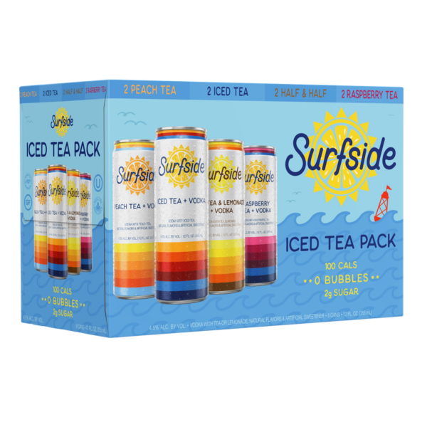Surfside Vodka Iced Tea Variety Pack 8 pack